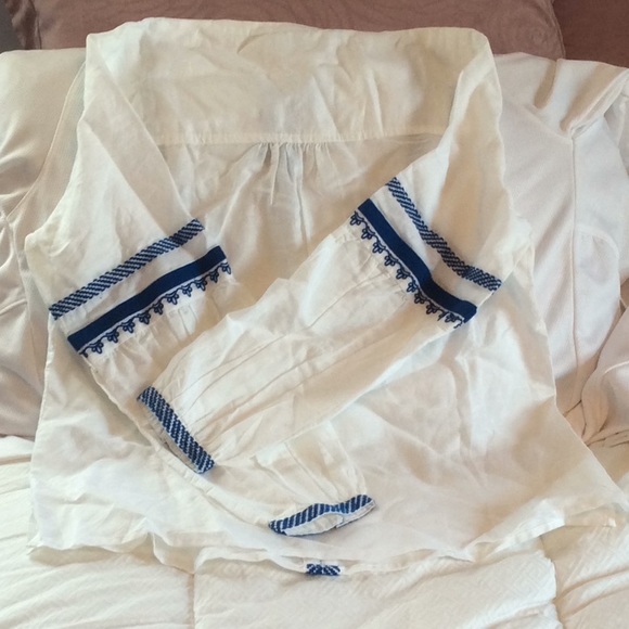 SALE J Crew Embroidered Tunic - Picture 5 of 7